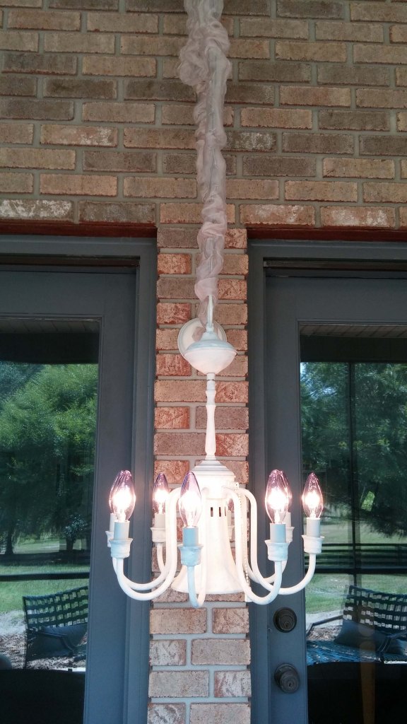 The Outdoor Chandelier.