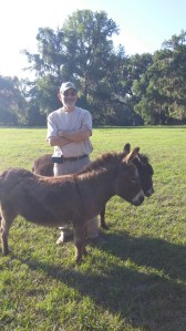 The donkey whisperer.